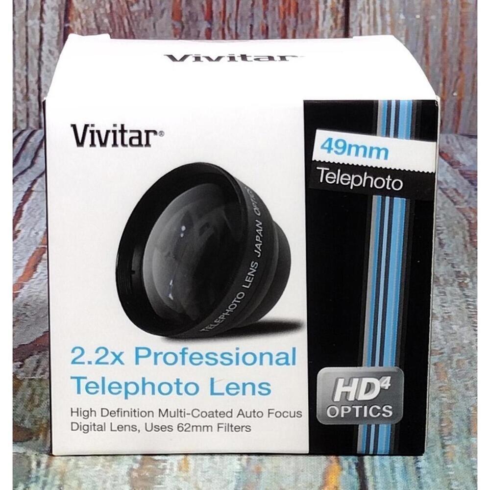 Vivitar 49mm‎ 2.2x Professional Telephoto Lens with HD Optics